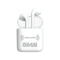 Kole Imports Kole Imports HD165-4 Tzumi Sound Mates Wireless Charging Bluetooth Earbuds; White - Pack of 4 HD165-4